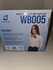 WinBridge WB005 Wireless Voice Amplifier - Black .. Tested