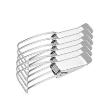 201 Stainless Steel Spring Loaded Toggle Latch Catch Clamp 86mm, 6 pcs