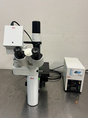 Leica DMIL  Microscope DFC500 EL6000 Fluorescence 4  HCX  PL Fluotar Objectives