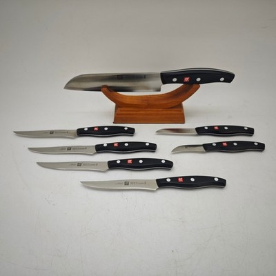 Zwilling Messer Set Santoku 30740-180 Steakmesser 30728-120 Küchenmesser Obst