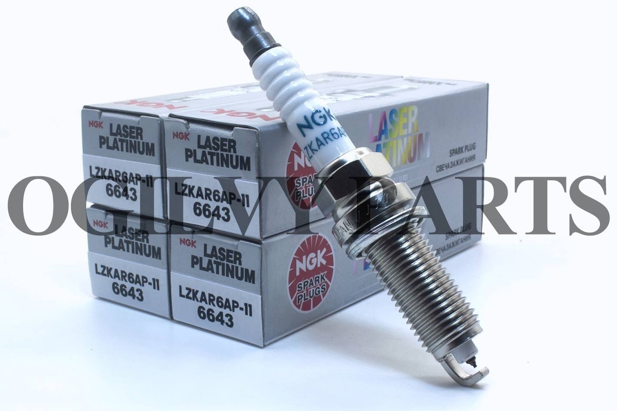 ミラカール New LZKAR6AP-11 PLATINUM (4) SparkPlug For Nissan March Micra