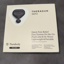Therabody Theragun Mini Portable On The Go Massage Gun 3rd Gen Black NEW, Sealed