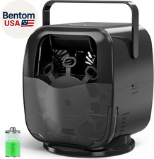 Rechargeable Bubble Machine, Automatic Bubble Blower - 5,000Mah Power, 90 /180 /
