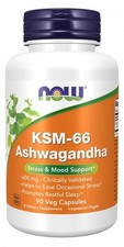 NOW Foods KSM-66 Ashwagandha - 90 vcaps (288,78 EUR/kg)