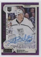 2018-19 O-Pee-Chee Platinum Rookie Autos Violet Pixels Daniel Brickley Auto 4f5