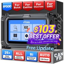 Xtool Ip500 For Chevy Buick Gmc Cadillac Obd2 Scanner All System Diagnostic Tool