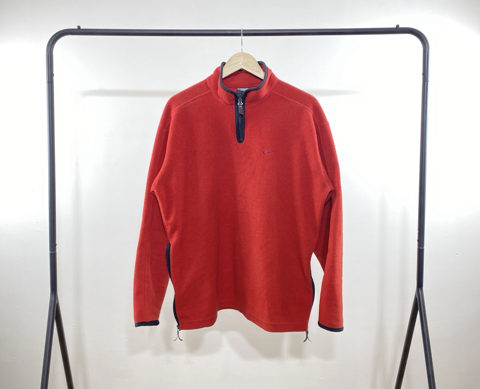 ARC'TERYX Felpa Nike Fleece Mini Zip Retrò Logo Swoosh