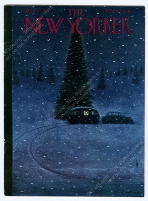 New Yorker magazine December 27 1947 Wednesday Addams Family Christmas Thurber