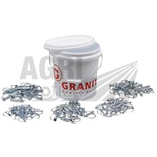 100 szt. Składany zestaw wtyczek do ciągnika Unimog Ø 4,5; 6; 8; 10; 11 mm ZESTAW