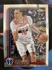 2025 Topps Chrome Basketball Refractor Kyshawn George #237 Wizards