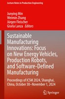 Junying Min (U. A.) | Sustainable Manufacturing Innovations: Focus On New...