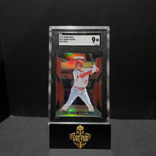 Shohei Ohtani 2019 Panini Prizm Red Refractor Prizm #153 SGC 9 