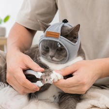 Mesh Cat Muzzle Lightweight Mask Anti Licking Biting For Nail Trimming Surgery