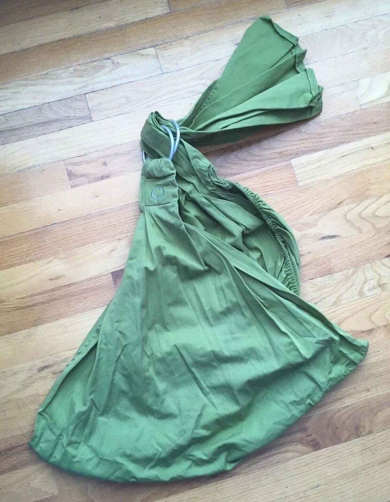 Parents Invention Green Ring Sling Carrier organic cotton