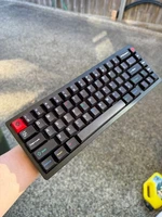 Custom Lucky65 Mechanical Keyboard Canglan V2 Switches Retro Dark Lights Keycaps