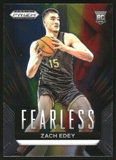 2024-25 Panini Prizm Draft Picks Fearless #6 Zach Edey - BSK