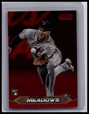 2024 Stadium Club #105 Parker Meadows Red Foil