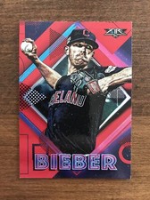 Shane Bieber 2020 Topps Fire Red Foil #136 Cleveland Indians Guardians