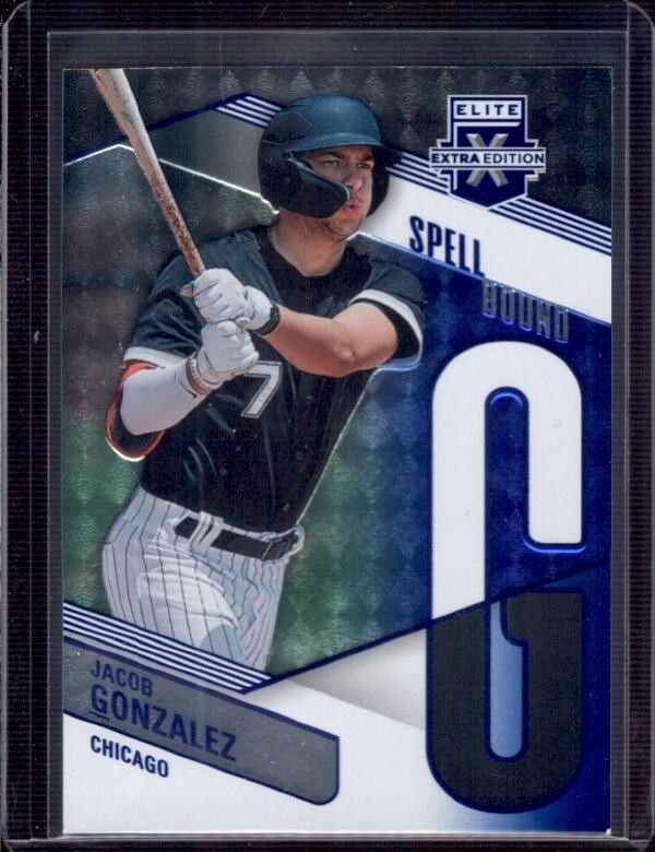 JACOB GONZALEZ 2023 Elite Extra Edition Spellbound #SP-24 Blue Parallel #037/199