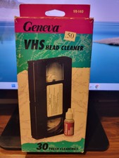 Geneva Vhs Head Cleaner Vr-140 New