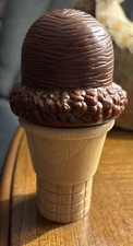 Play Food Melissa  Doug Vintage Large Chocolate Ice Cream Cone