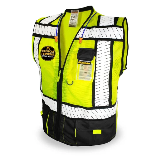 KwikSafety SPECIALIST | ANSI Class 2 Fishbone Safety Vest - product listing photo