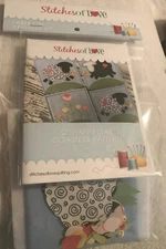 Stitches Of Love Laser Cut Applique Kit O’ Happy Day Coasters Sheep Henry Glass