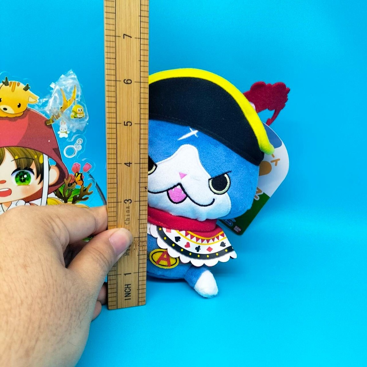 Yokai Watch N002 Hovernyan Ace Pirate Bandai Yorozumart Plush 6
