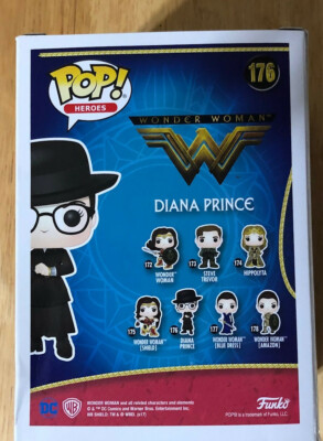 Funko Pop! Wonder Woman (DIANA PRINCE) #176 - (Vaulted/Retired) w