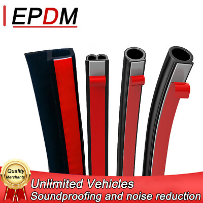 2M Rubber Seal Weather Strip Foam Sticky Tape Door Window Draught Excluder