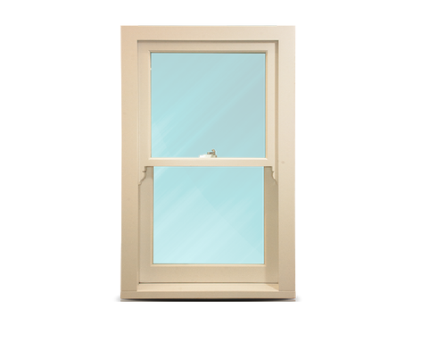 Made-to-Measure Wooden Sash Windows – Fully Finished, Any Size, White, Sliding Style