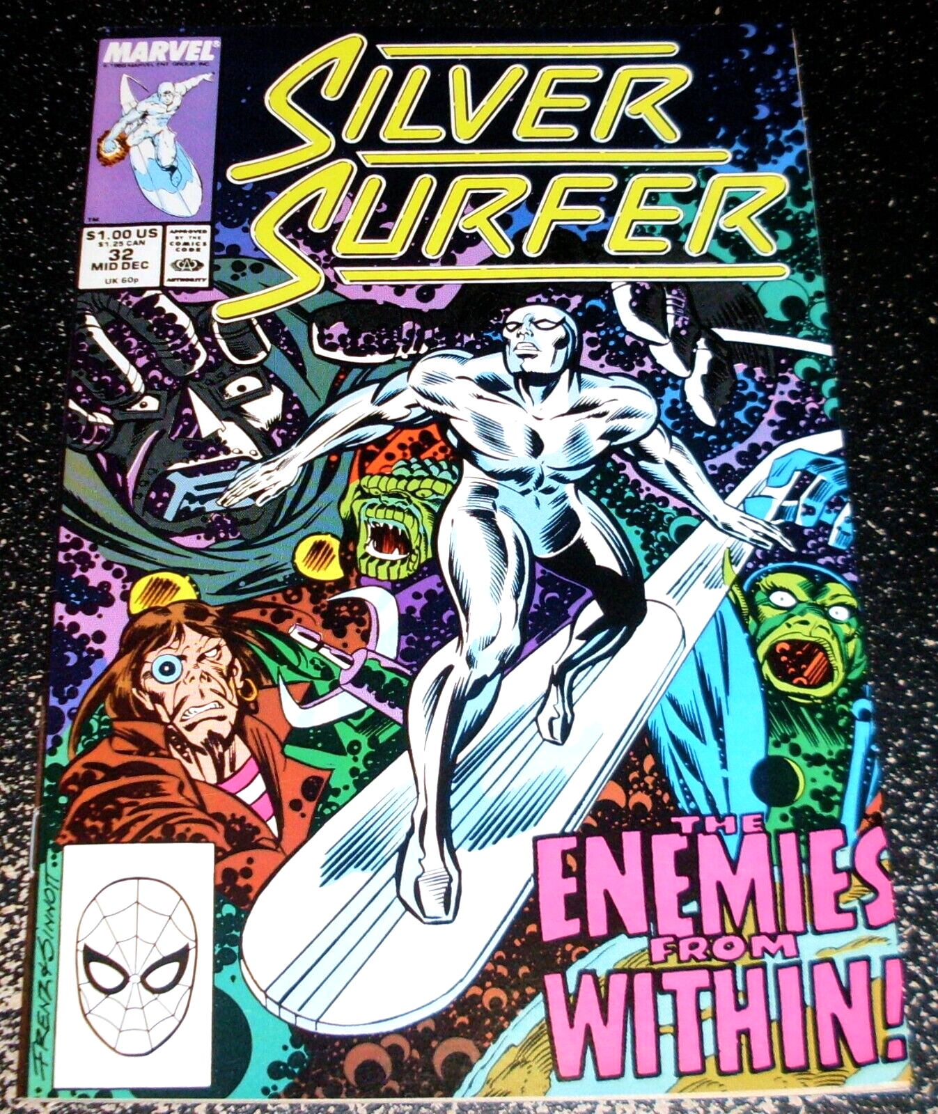 Silver Surfer 32 (7.5) 1st Print Marvel Comics 1989 - Flat Rate Shipping