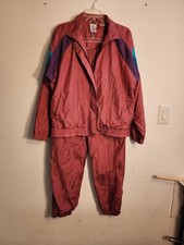 Olympics USA Track Suit Women's 80s Women's Size M JC PenneyPink Mauve Vintage