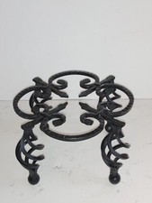 Metal plant stand WROUGHT IRON indoor outdoor large HEAVY DUTY 