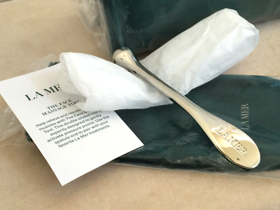 LA MER フェイスマッサージャー 専用ケース付き La Mer 3pcs Face Massage Tool Massager Cooling Eye Patch Cosmetic