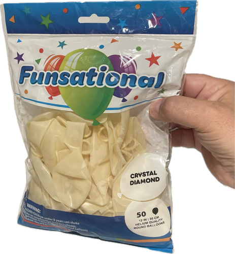 50 CLEAR BALLOONS 11" Needle Thru Through Refills Magic Trick Silk Magician Bag - Picture 7 of 11