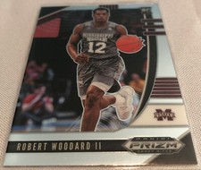 2020-21 Prizm Draft Basketball Robert Woodard Mississippi State Bulldogs Rookie