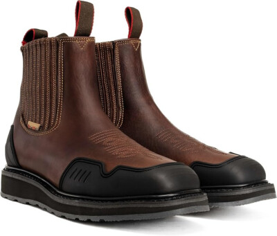 Mens 10 King Welt Ultra Flex 6'' Guard Master Steel Toe Double Density Work Boots