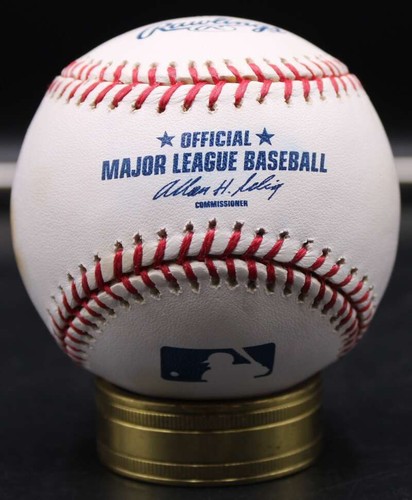 2008 Houston Astros Signed Rawlings OML Baseball Miguel Tejada +3 Auto D12926 - Picture 4 of 6