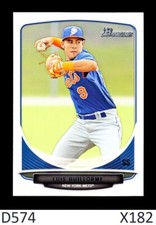 1-2013 BOWMAN DRAFT PAPER BASE LUIS GUILLORME METS CARD#BDPP72 QTY