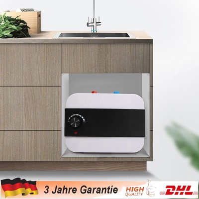 Küche Warmwasserspeicher Untertisch Boiler Druckfest Wasserboiler 1,5KW 6 Liter