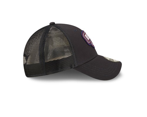 Boston Red Sox New Era Logo Patch Trucker Mesh 9Forty Snap back hat - Blue - Picture 6 of 7