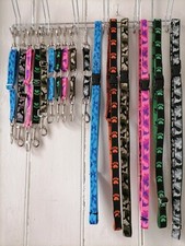 HALSBAND, NEWMARKET KOPPELGRIFF Pony Pferd h&uuml;bsche PFOTEN TARN 20mm Netz
