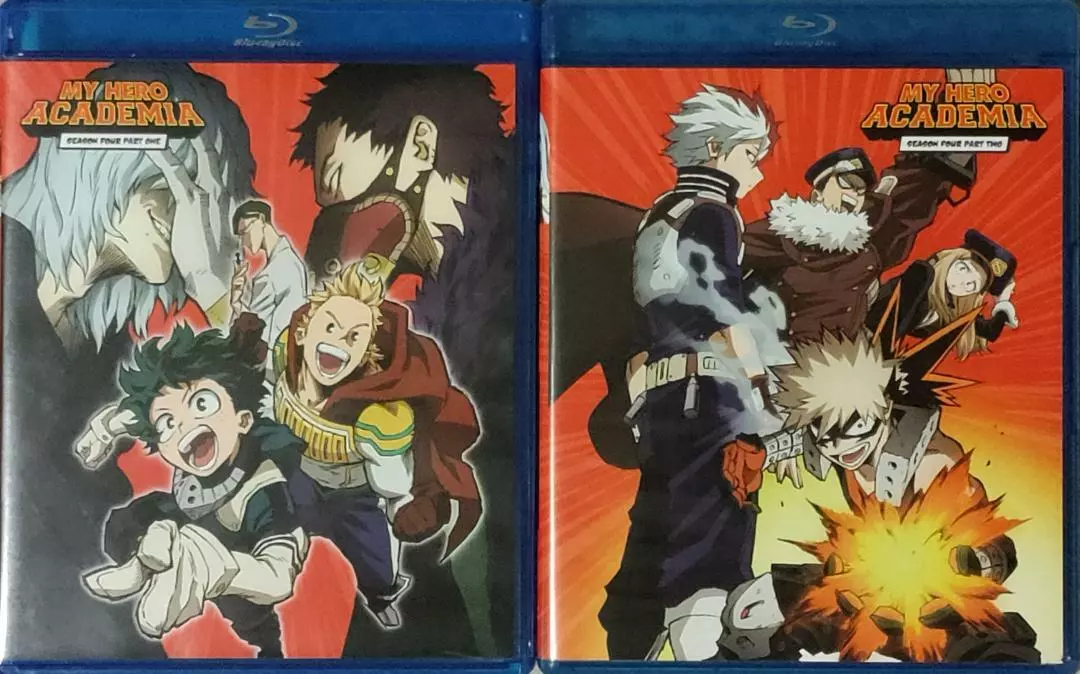 My Hero Academia: Season Four: Part One Blu-ray (Blu-ray + DVD +