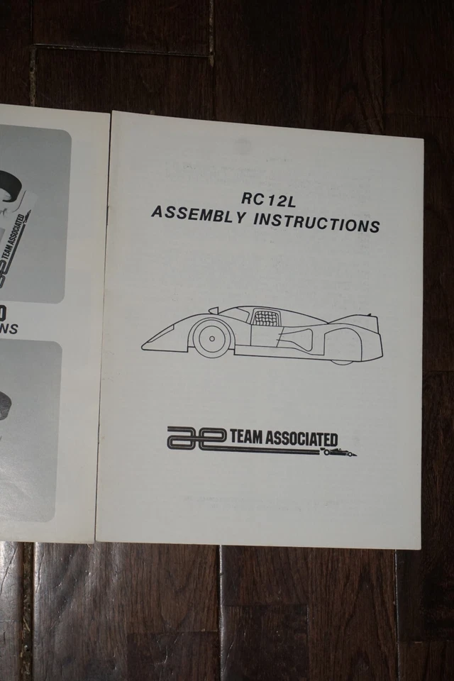 Vintage Team Associated RC12L RC12LW Instruction Manual Catalog  Lot RC - Image 4 of 4