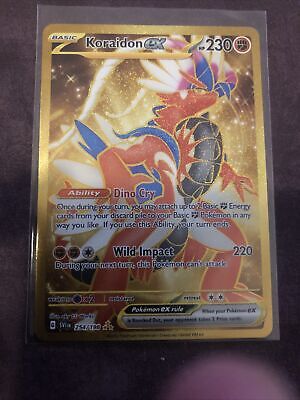 Koraidon EX Gold Card 254/198, Hobbies & Toys, Toys & Games on Carousell