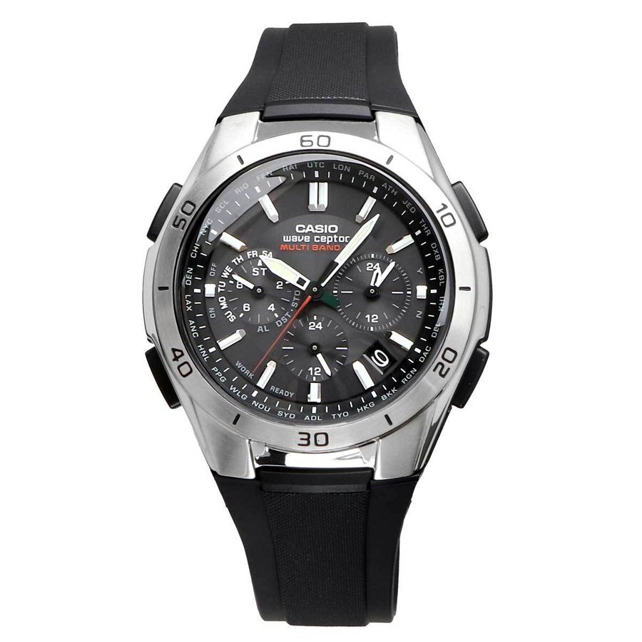 CASIO WAVE CEPTOR WVQ-M410-1AJF Chronograph Radio Solar Watch