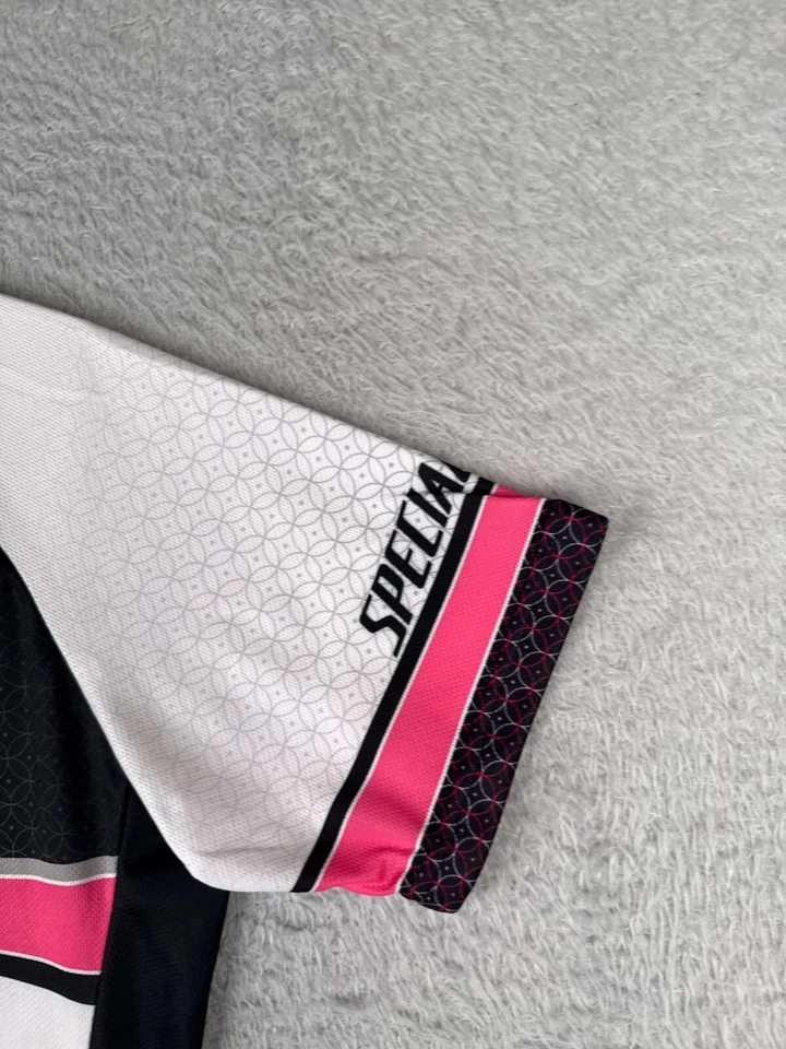 Женская футболка Primal Cycling средний размер белая черная розовая лента Komen Aspen Snowmass - Изображение 2 из 4