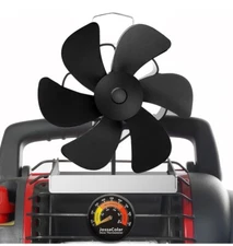 JossaColar Wood Stove Fan for Buddy Heater Fireplace Fan Thermometer NIB