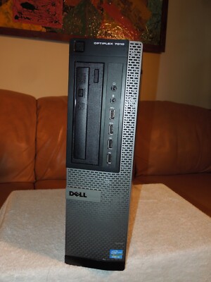 Dell Optiplex 7010 Slim-FF Desktop Computer -Windows 10 -12GB Ram